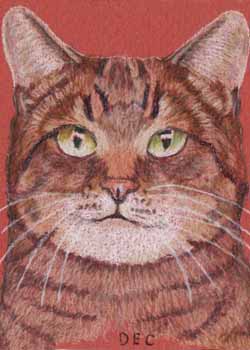 March Award - "Chloe" by David Carpenter, Madison  WI - Colored pencil, SOLD